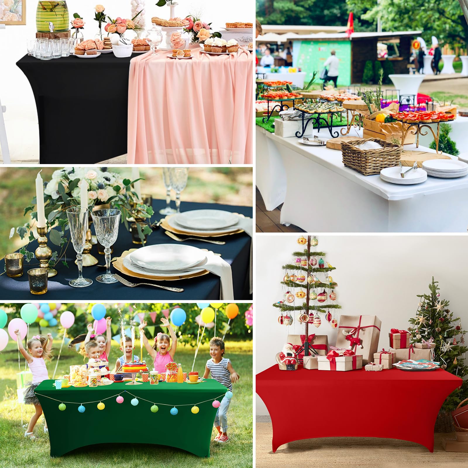 ABCCANOPY fits standard rectangle 6 ft buffet tables for versatile decor