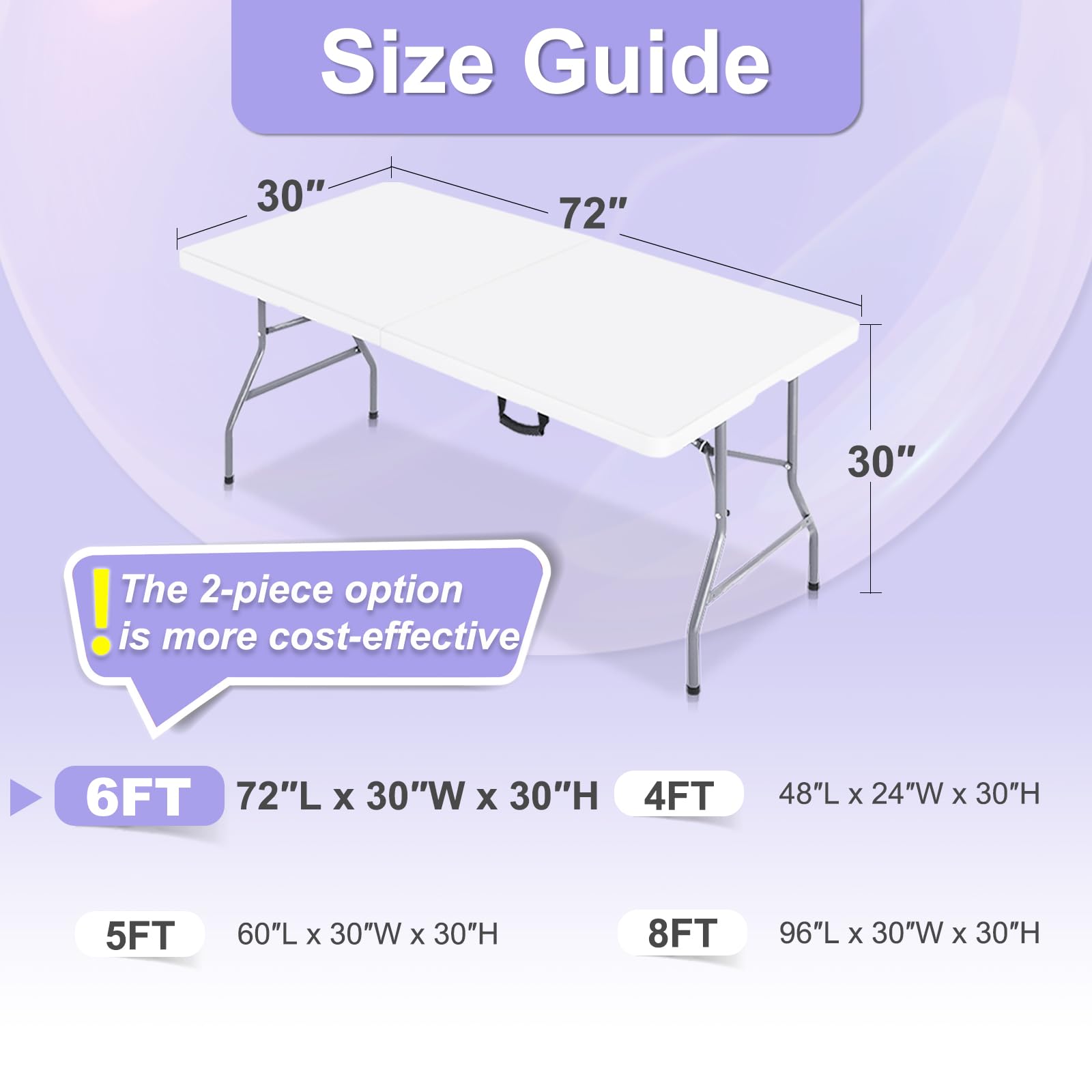 ABCCANOPY wedding and banquet-ready table cover adds a clean, professional look.