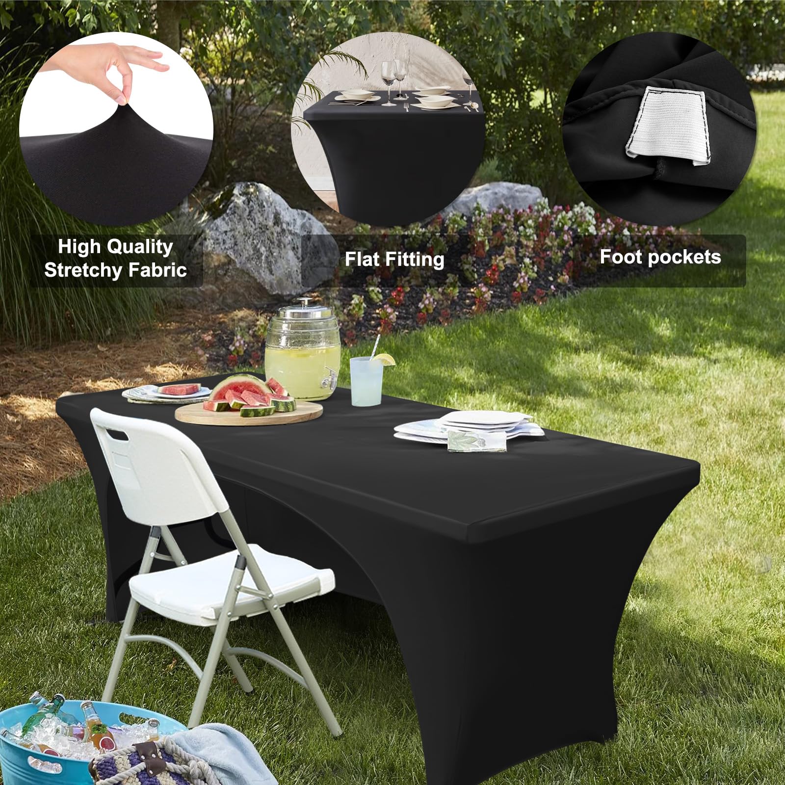 ABCCANOPY wrinkle- and stain-resistant stretch fabric for easy reuse