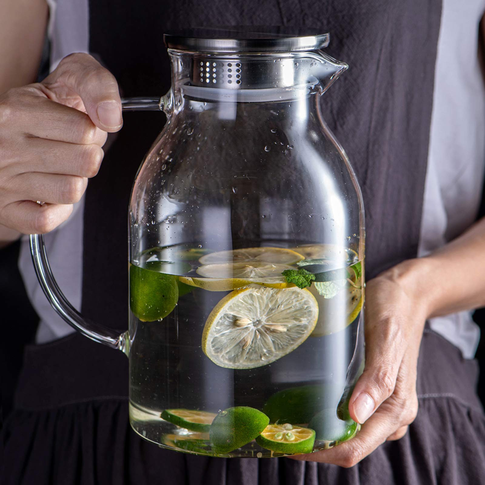 Abdodar 88OZ fridge-ready pitcher safe in cold storage