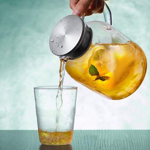 Abdodar 88OZ pitcher with filtration holes for tea and fruit