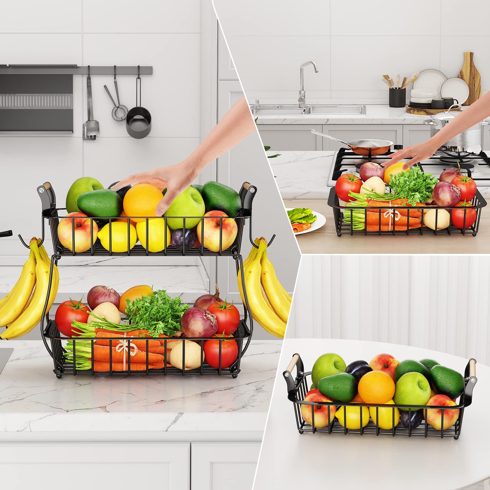 Alebew air-flow design promotes ventilation for fresh produce.
