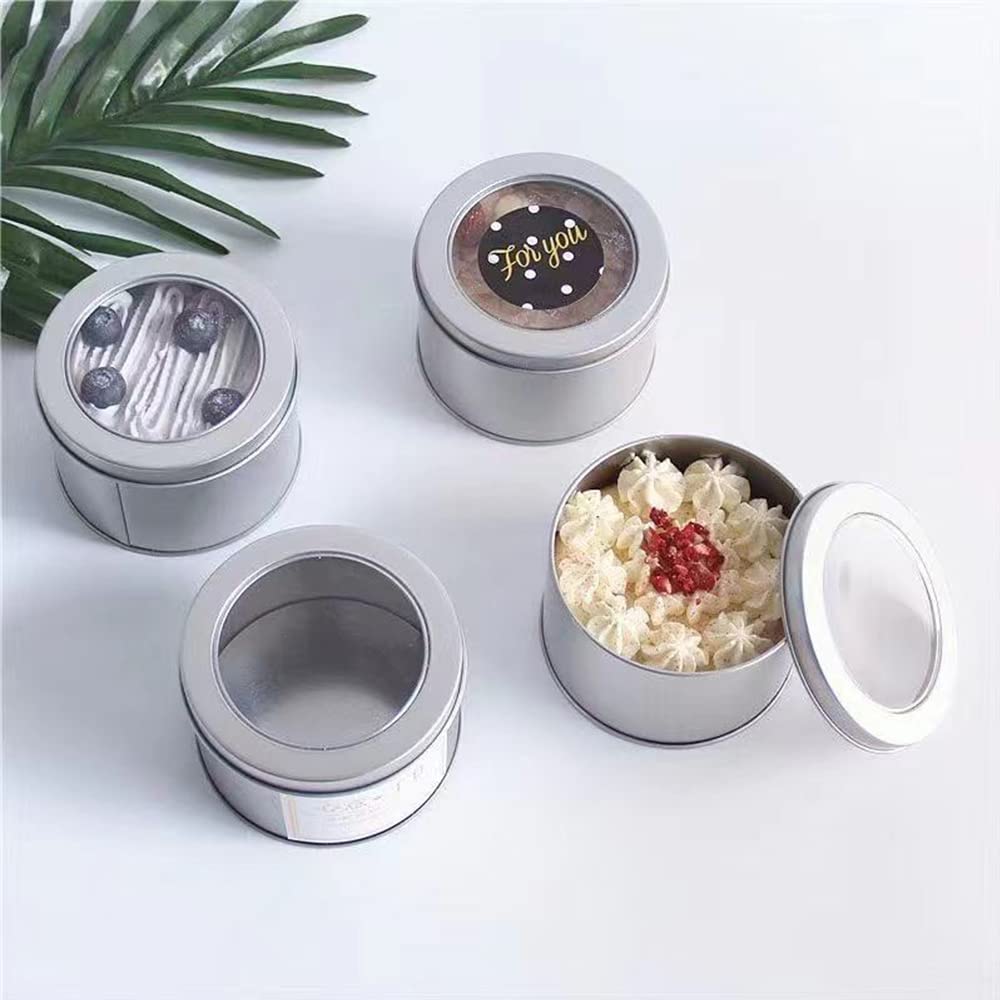 Abgream travel friendly tin container for cosmetics, pills, or crafts on the go.