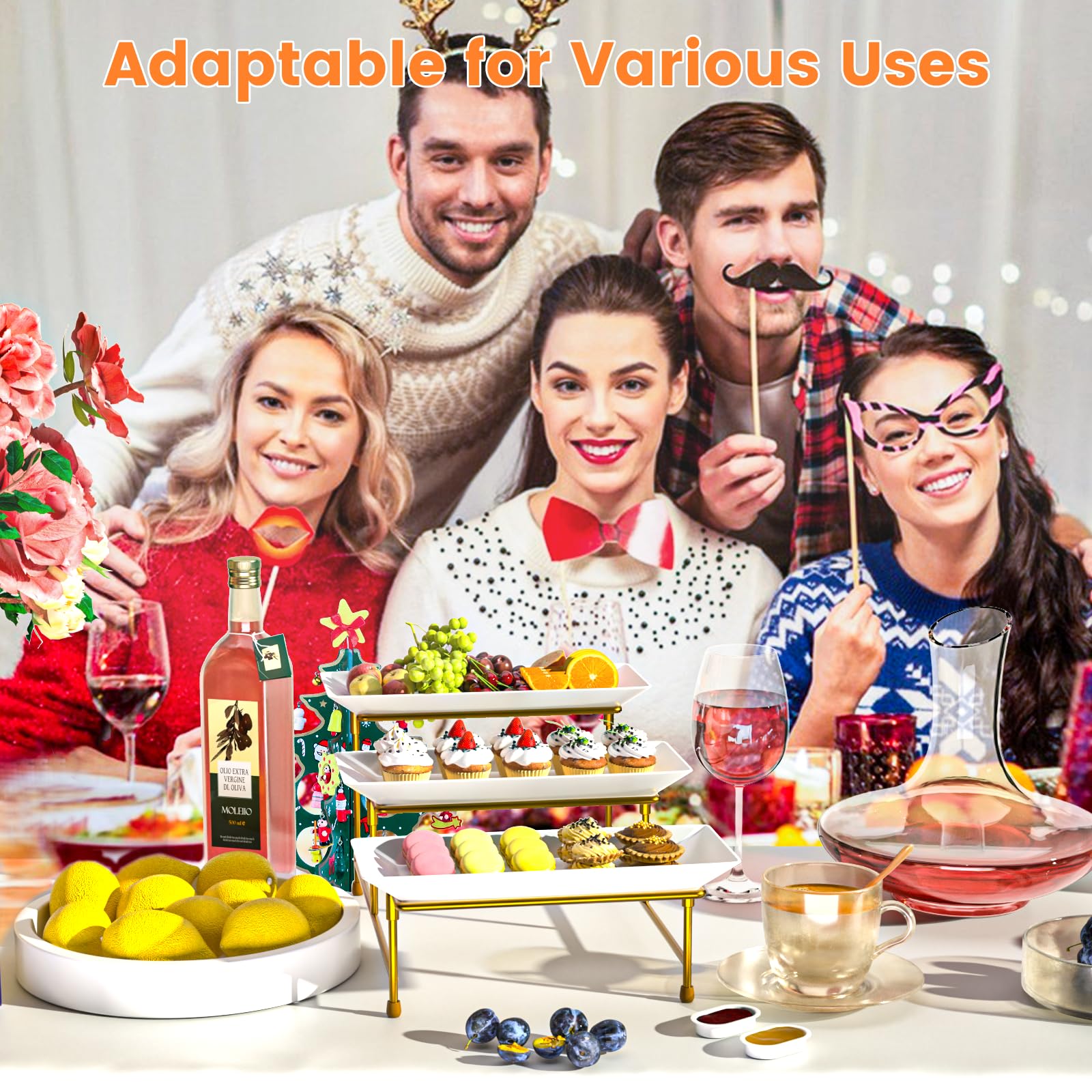 Abiglifty detachable platter allows standalone use for serving options