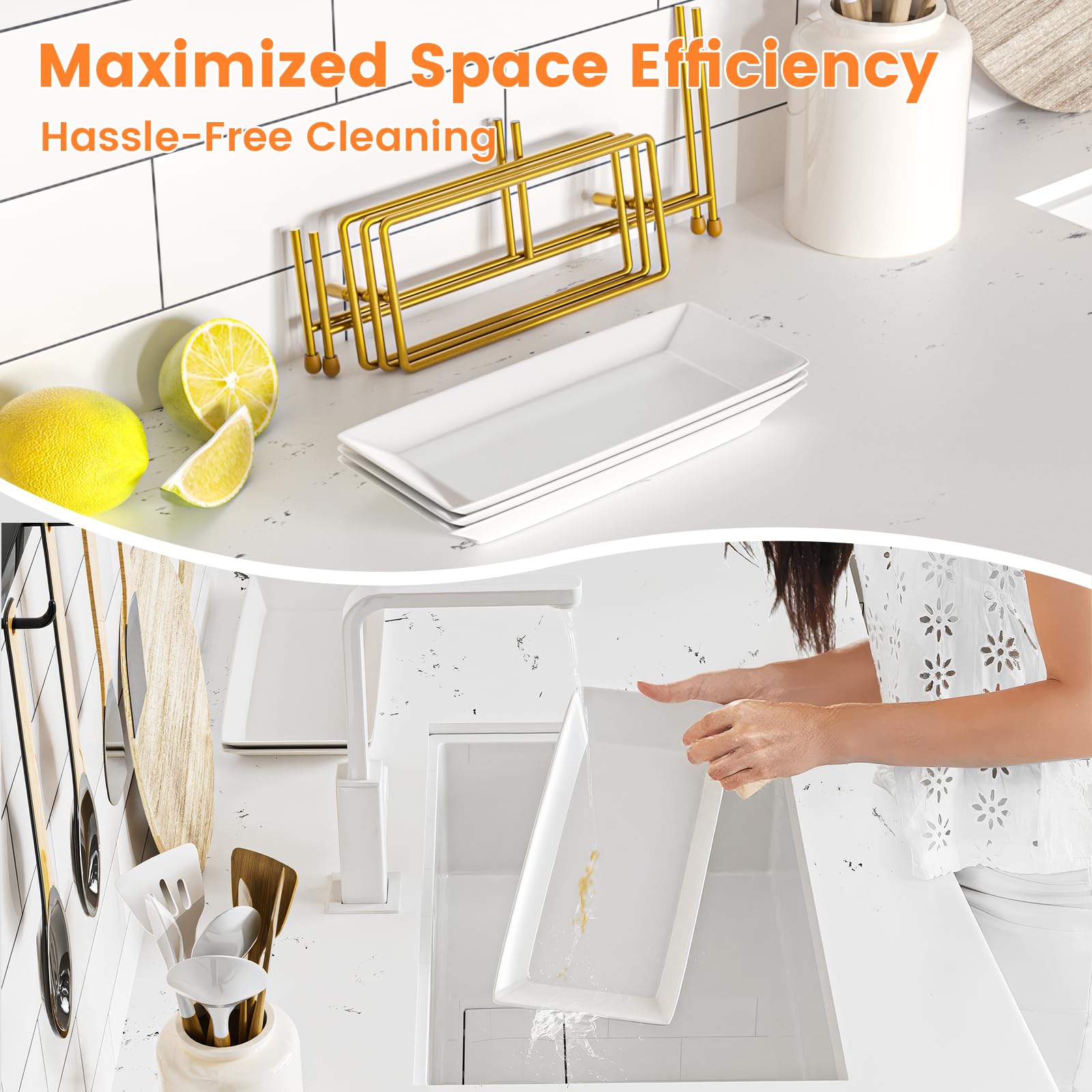 Abiglifty sturdy stand with non-slip feet ensures stable serving