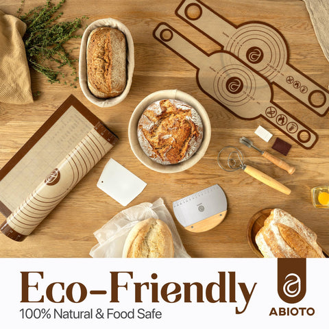 ABIOTO Baking Mat offers a non-stick surface for prep