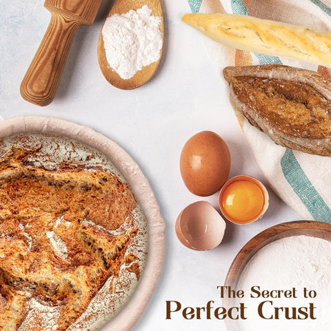 ABIOTO sourdough basket enables easy flour dusting and clean release after proofing.