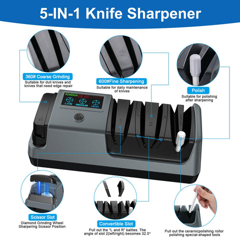 Abledn knife sharpener highlighting durable diamond abrasives