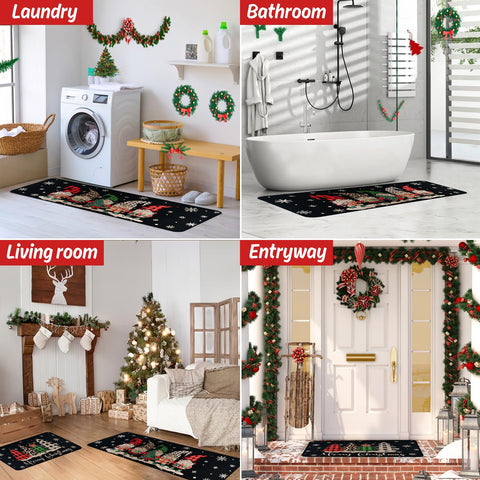 ABONDEVER non-slip back keeps rugs in place on busy floors.