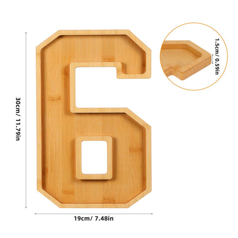 ABOOFAN fillable numbers highlight customizable party decor for celebrations.