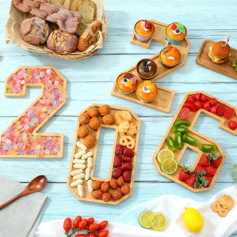 ABOOFAN versatile layout suitable for cheese, fruit, cookies, and candies.