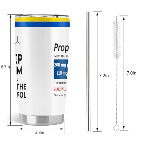 Absacie anesthesia gifts tumbler closeup showing durable stainless steel.