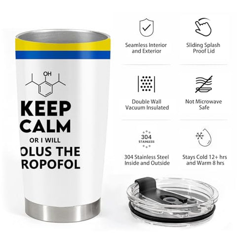 Absacie double-wall insulation tumbler maintaining drink temperature for hours.