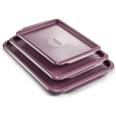 ABSORATED SYAINN red finish adds retro-futurist style to your oven setup