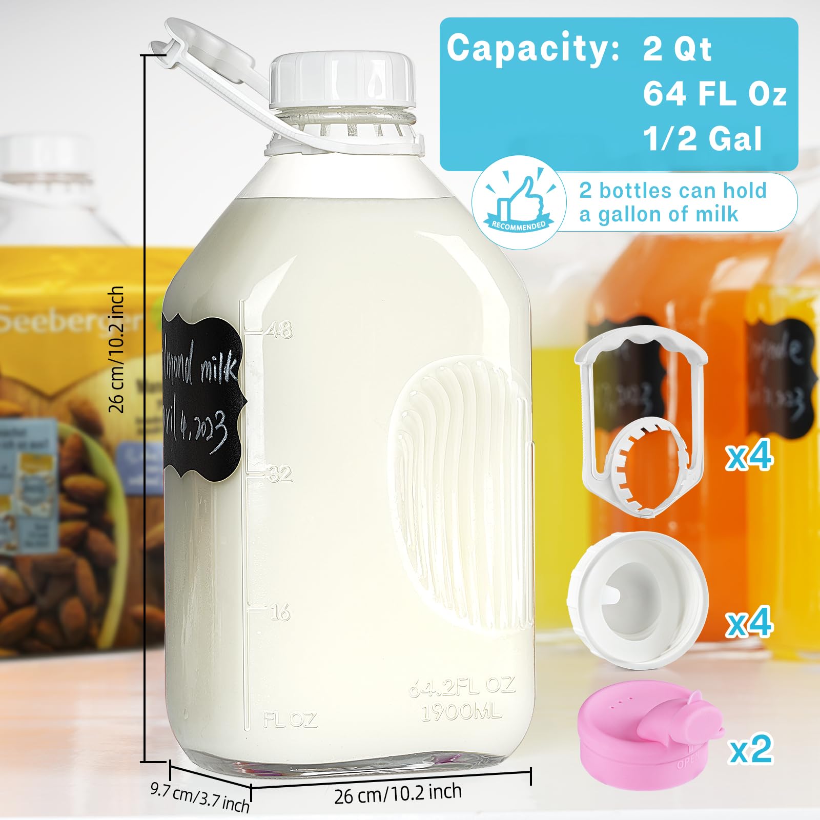 Absovetu airtight lid with silicone gasket preserves freshness.