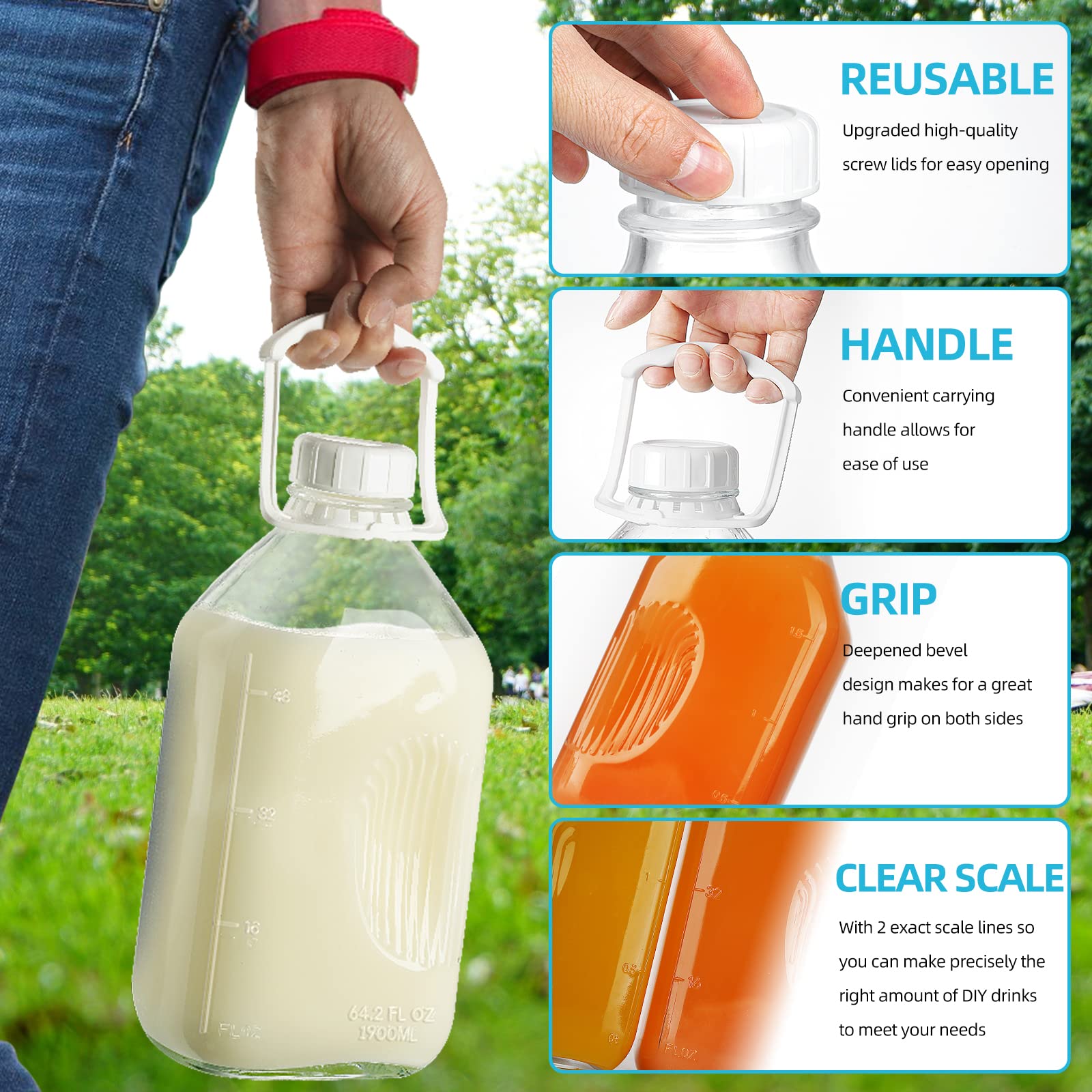 Absovetu bottle fits the fridge door for convenient storage.