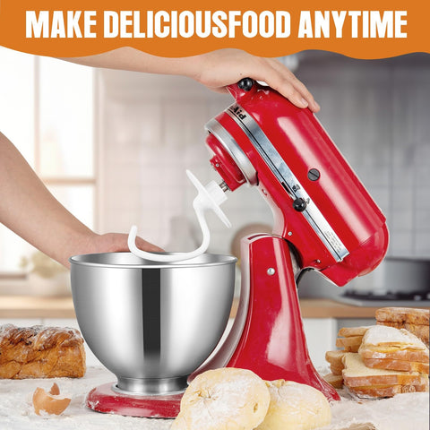 ABTER K45DH suited for 4- to 5-quart bowls for consistent kneading.