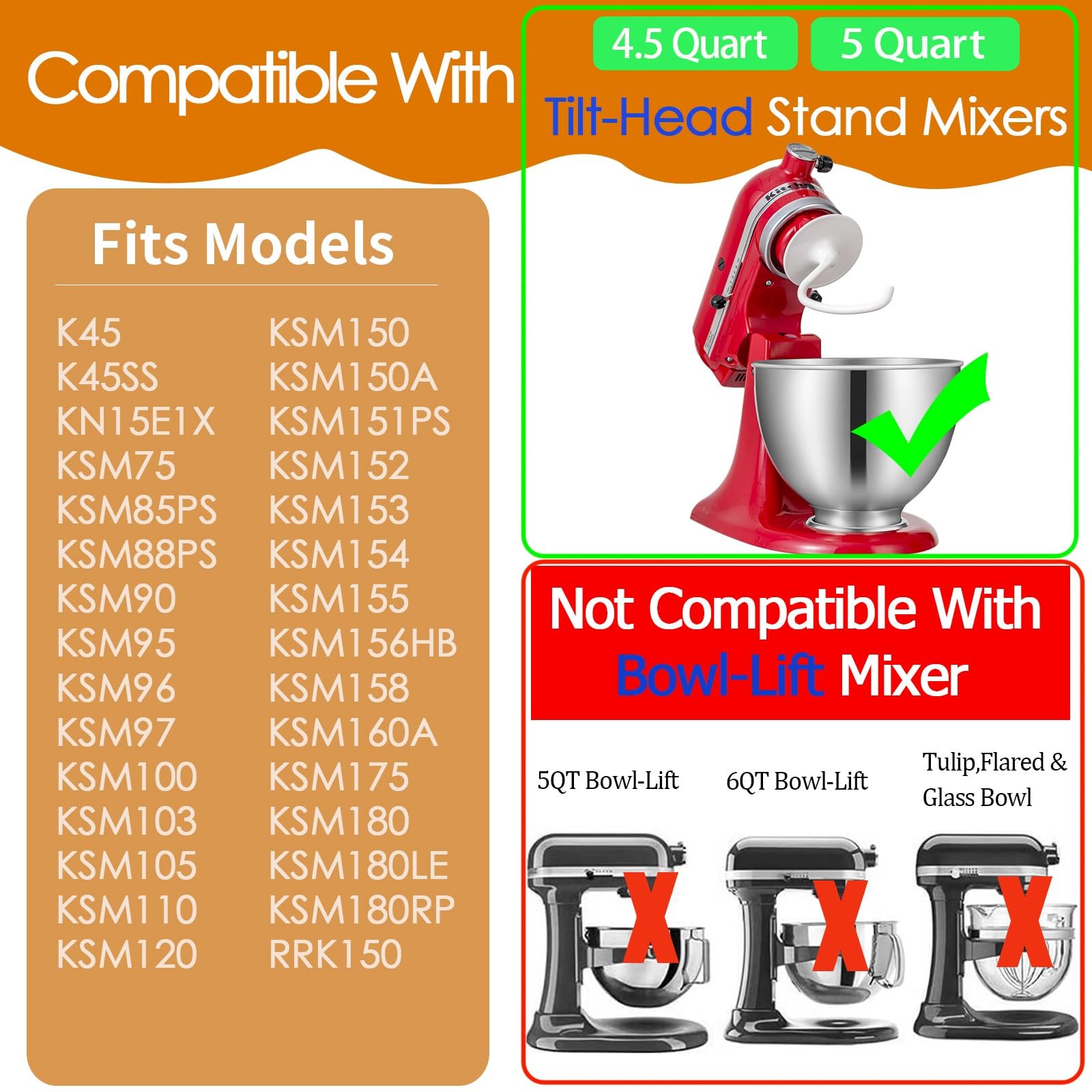 ABTER K45DH nylon-coated surface reduces oxidation and extends hook life.
