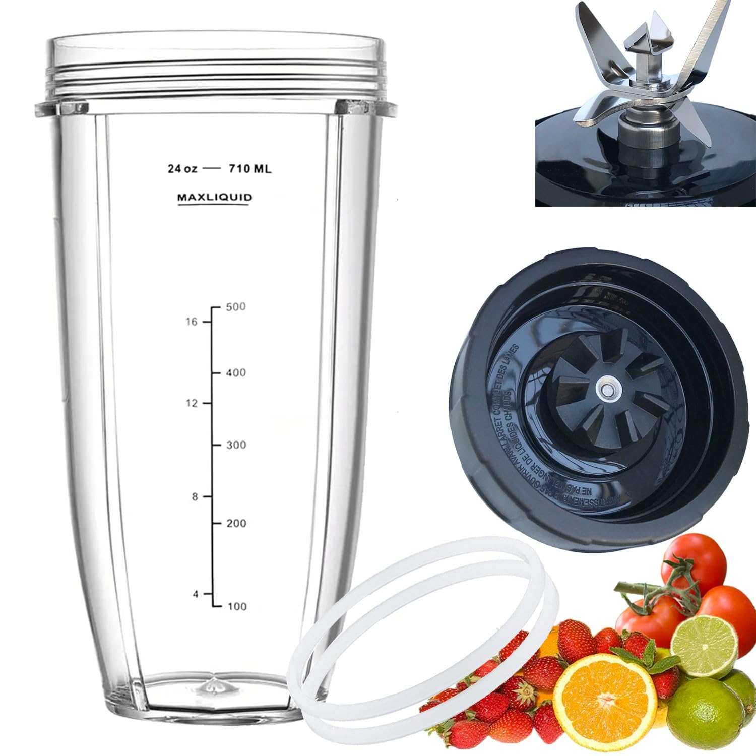 ABTER replacement blade for Ninja blender – durable, smooth blends.