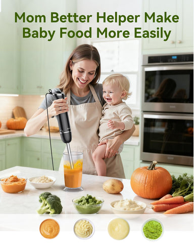Abuler chopper bowl attachment for quick vegetable prep.