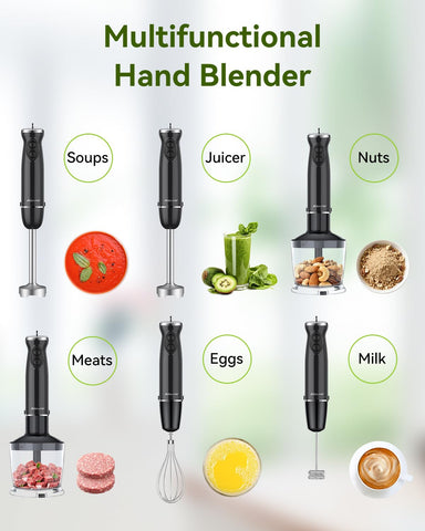 Abuler egg whisk attachment speeds up beating and batters.