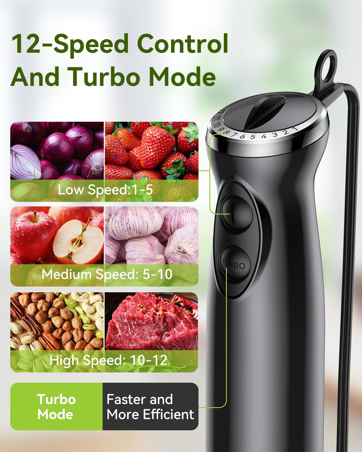 Abuler milk frother attachment creates creamy foam for drinks.