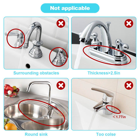 Abulun 5-degree slope faucet mat guiding water toward the drain