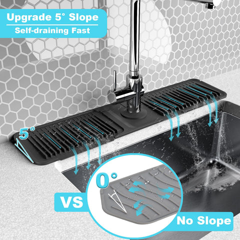 Abulun adjustable caliber faucet mat fitting different faucet sizes