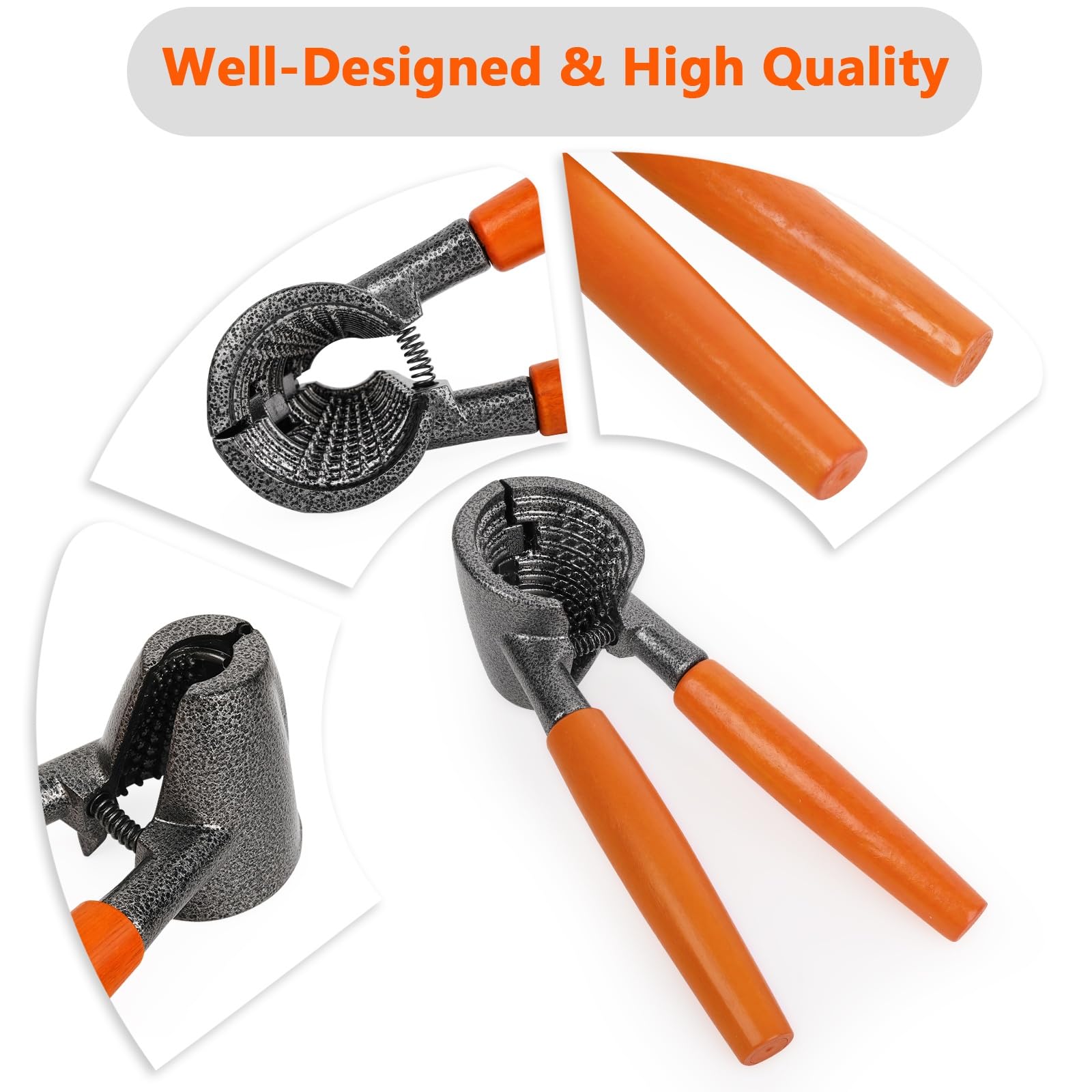 Abuntor nut crackers are easy to clean after use.