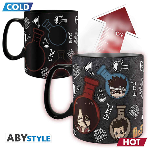 ABYSTYLE DR STONE ceramic mug offers solid feel and heat retention