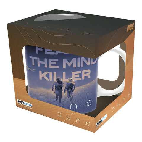ABYSTYLE Dune mug with dishwasher and microwave-safe label, easy cleanup after hot beverages.