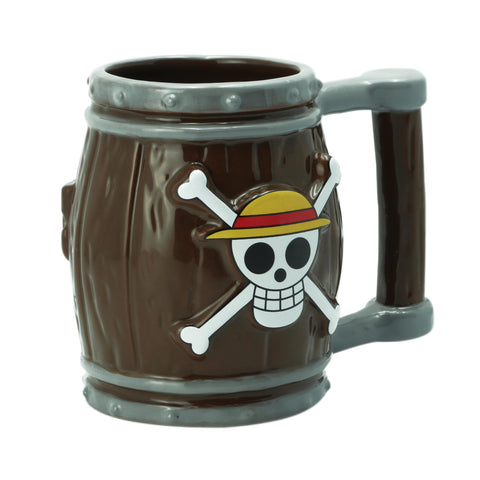 ABYSTYLE Barrel-shaped mug side view, perfect for desk display