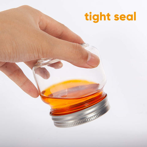 Accguan clear glass shows contents at a glance for quick meal prep.