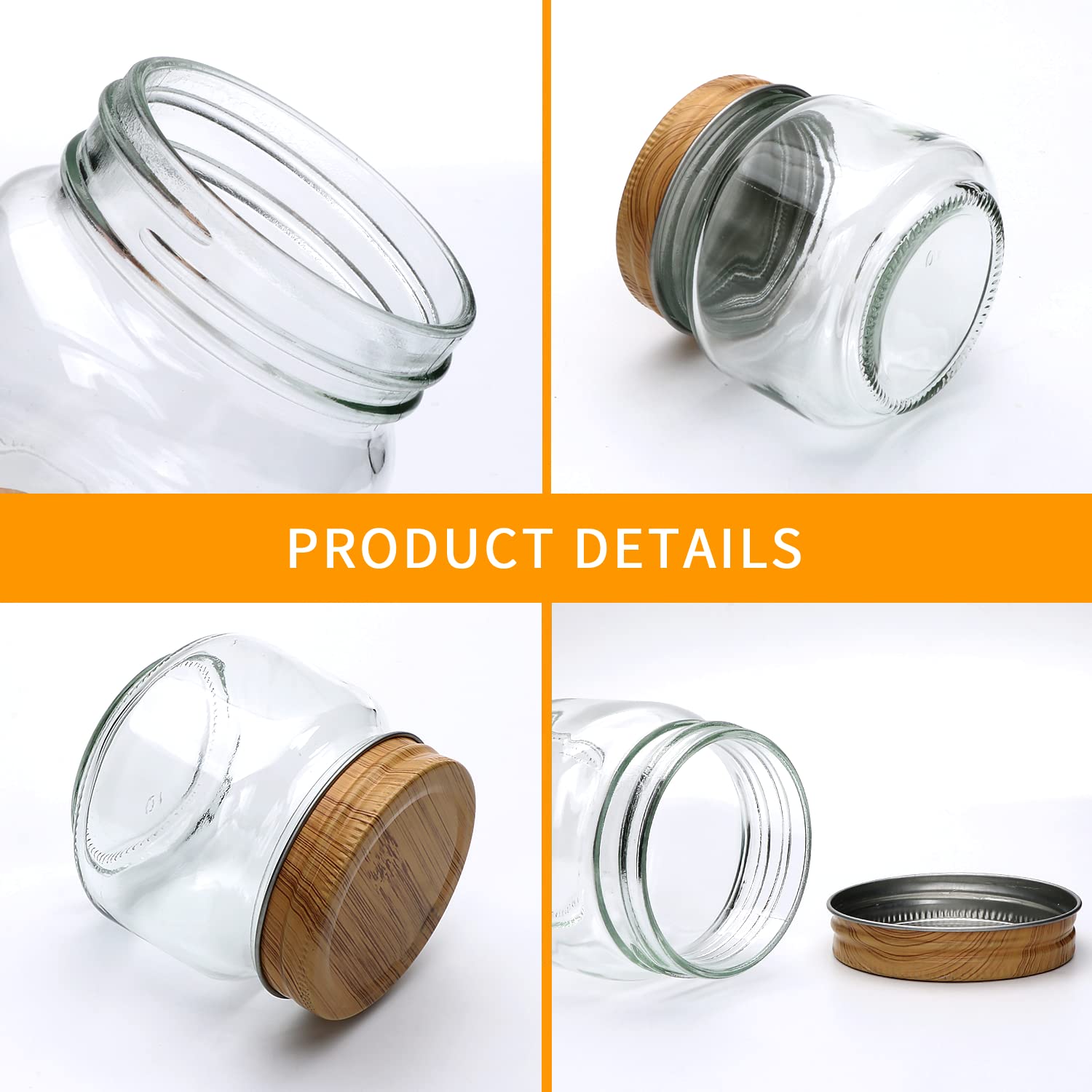 Accguan 8oz lid seal detail highlights secure preservation of contents.