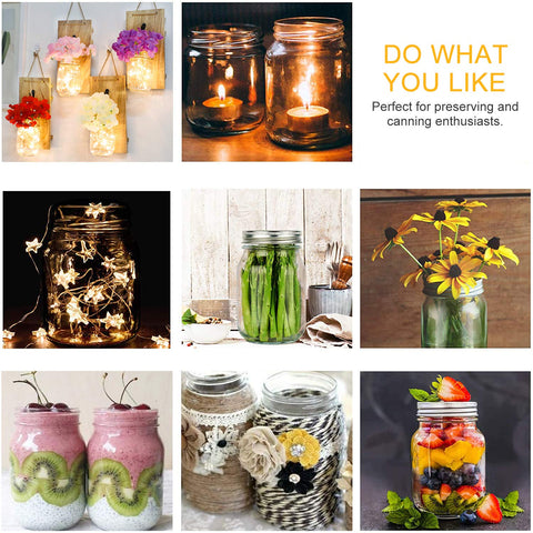 Accguan wedding favors and party decor ready in clear reusable jars.