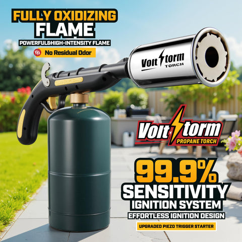 ACCUCRAFT cooking torch ergonomic handle for one-handed control and precision