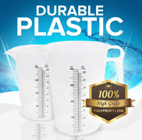ACCUPOUR chemical-resistant polypropylene pitcher built for harsh liquids.
