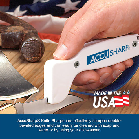 ACCUSHARP is dishwasher-safe for easy cleaning and maintenance.