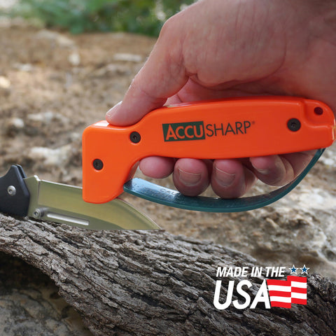 ACCUSHARP long-lasting construction supports years of reliable sharpening.