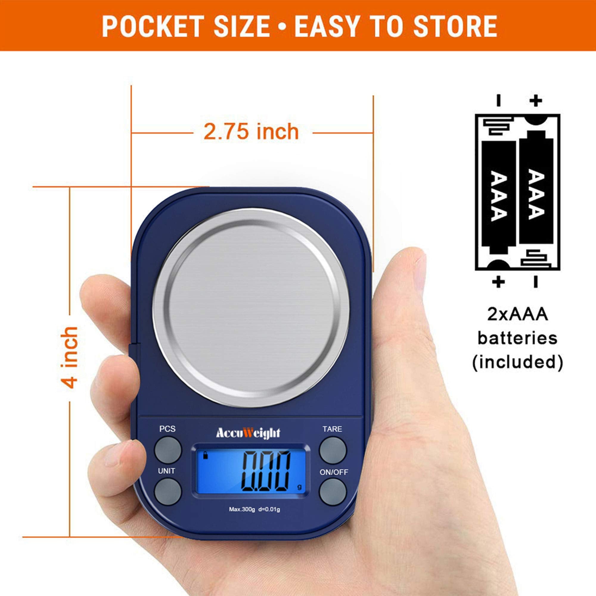AccuWeight PCS-count feature speeds tallying small parts