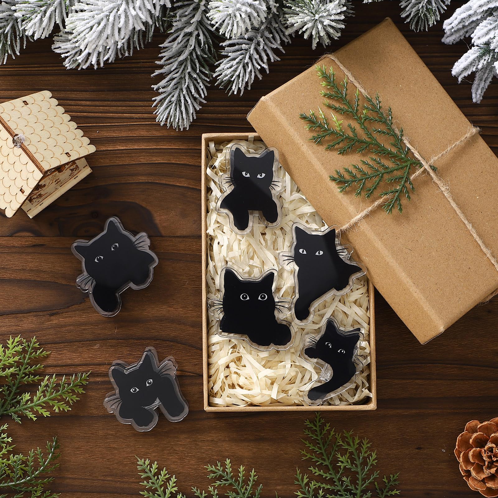 Acellegic black cat clip offers easy handling and reliable sealing.