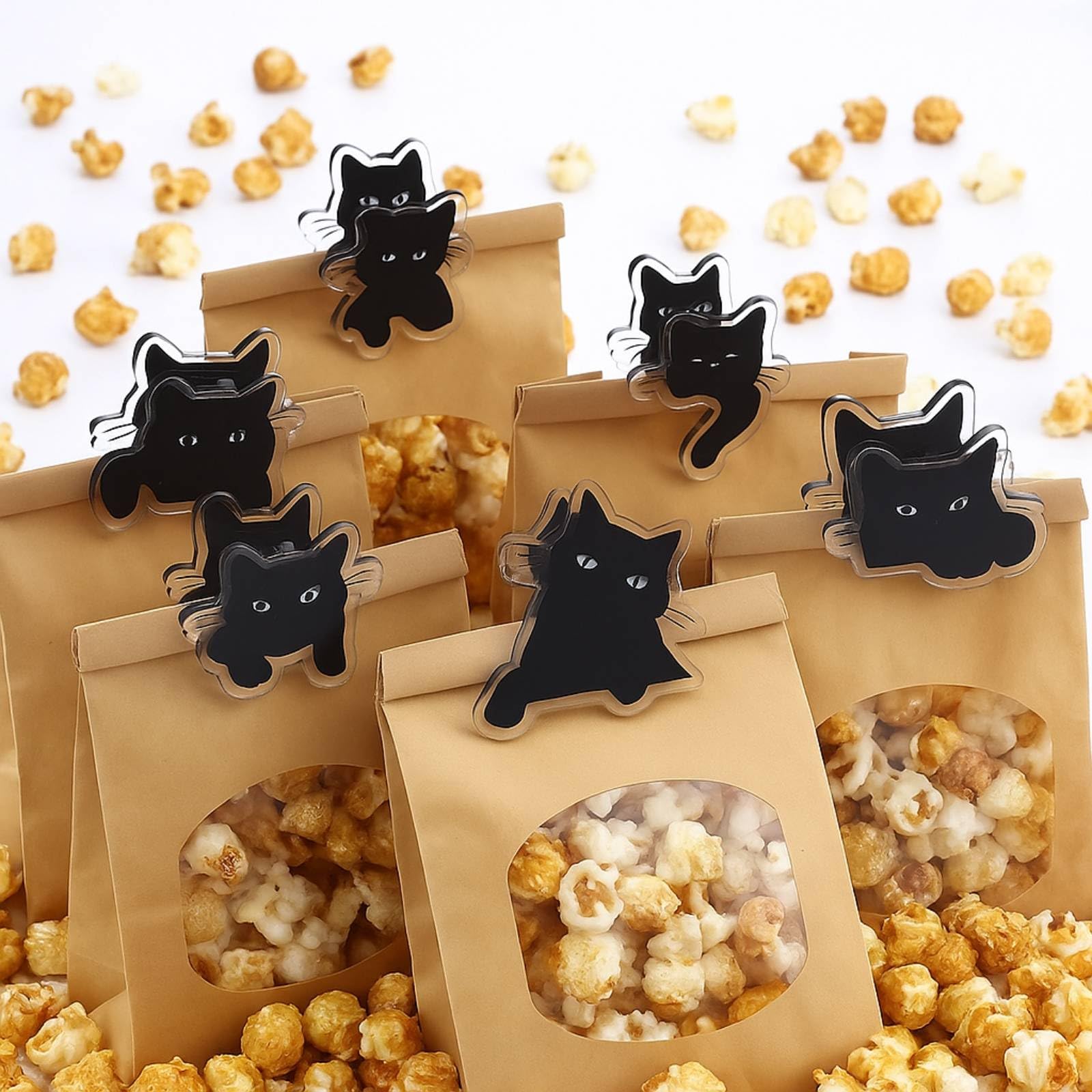 Acellegic cat-shaped magnet clip sticks lightly to metal surfaces.
