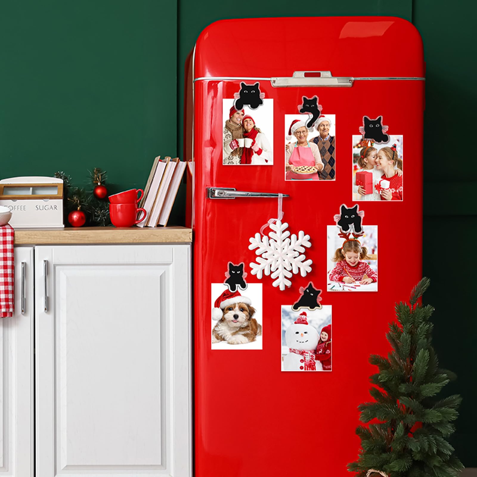 Acellegic small fridge clip holds notes or menus securely.