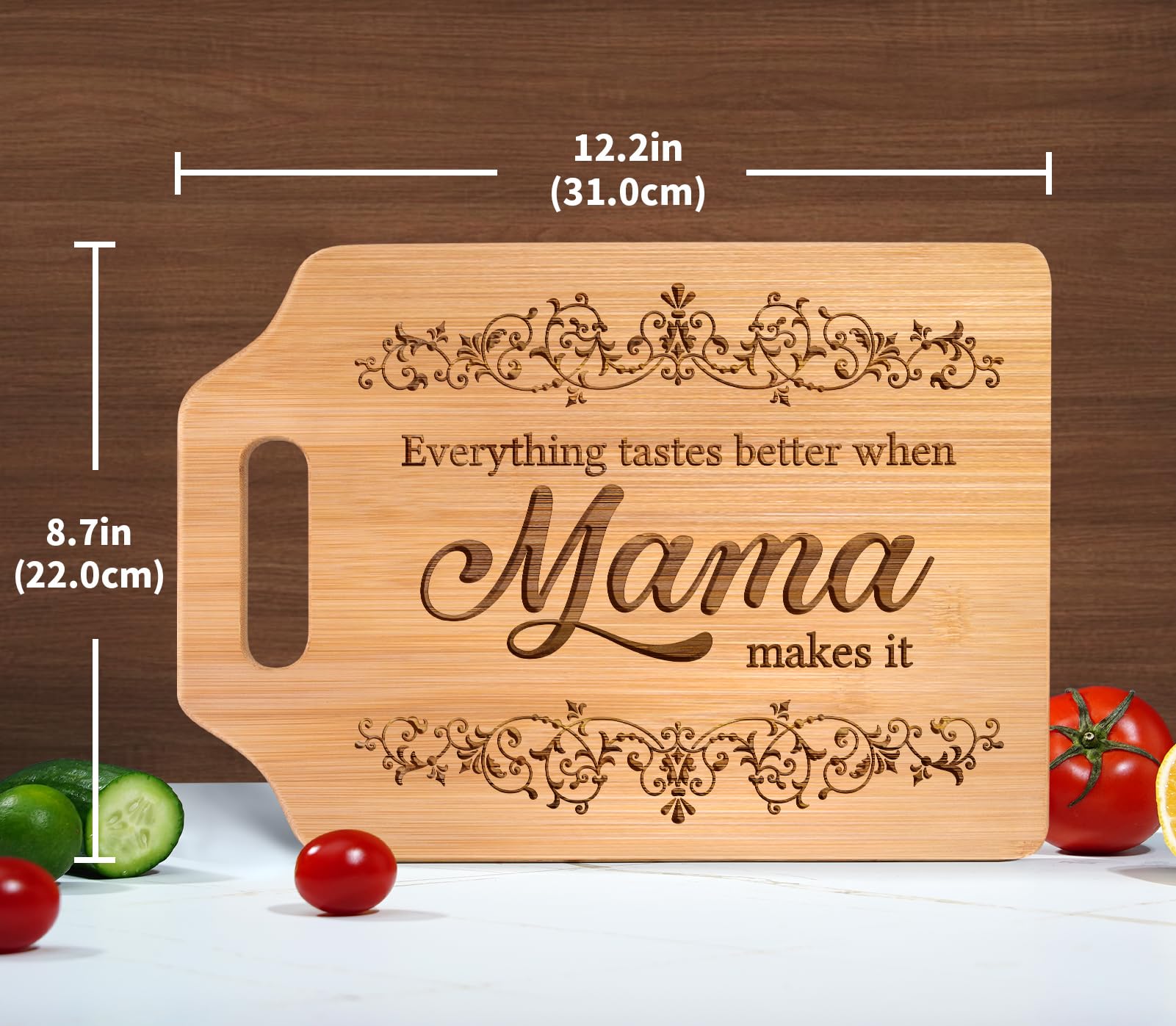 AceThrills bamboo cutting board durability for lasting kitchen use.