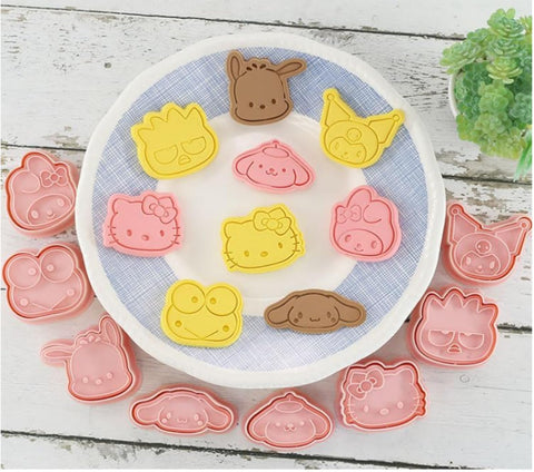 Achidane 8-piece cartoon cookie cutter set adds playful shapes to baking.