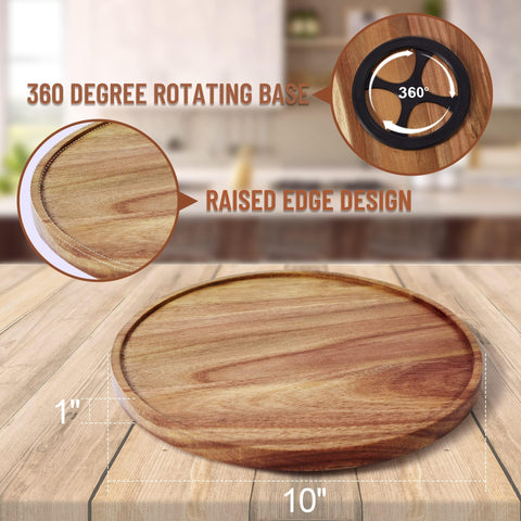 ACIAZAAZ 360-degree rotation demo shows easy access to stored items.