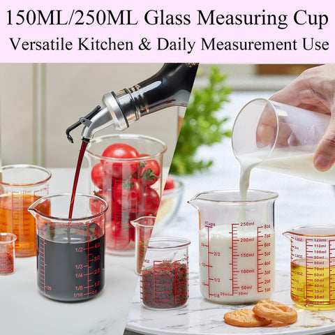 Ackers BORO3.3 multiple sizes shown for recipes and beverages