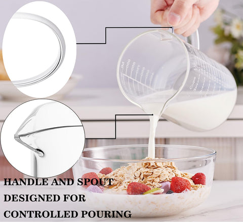 Ackers BORO3.3 insulated handle stays cool to the touch during hot liquids.