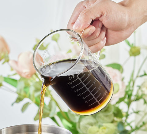 Ackers 500 ml capacity ideal for coffee, sauces, and baking prep