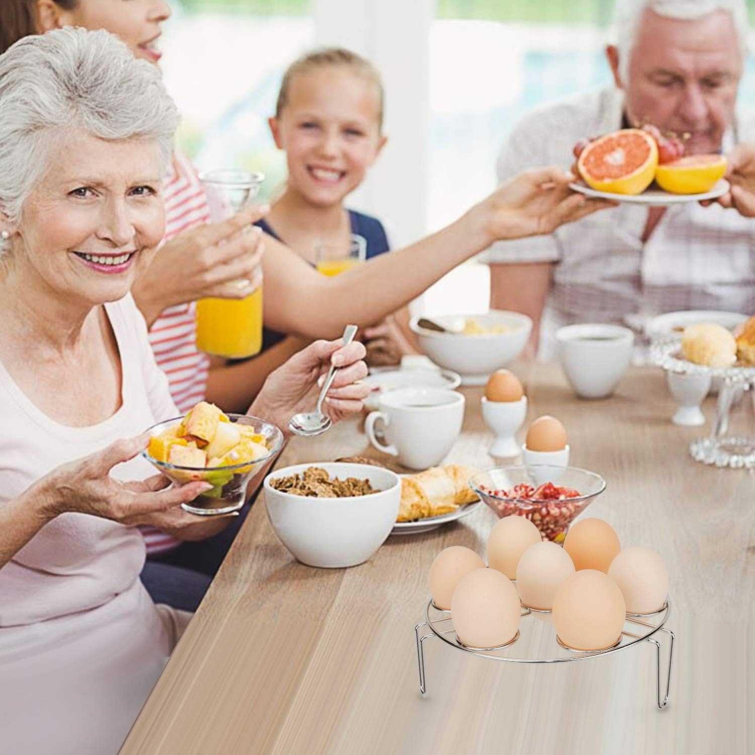 Acnusik springform pan enables mini cheesecakes and versatile baking in 3 Qt pots.